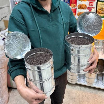 ظرف حلبی چای